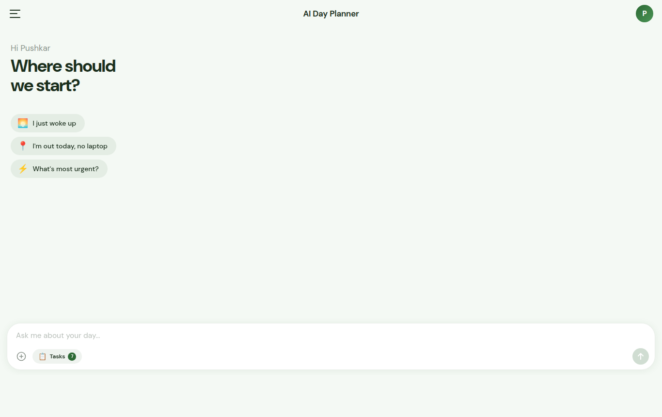 AI Day Planner